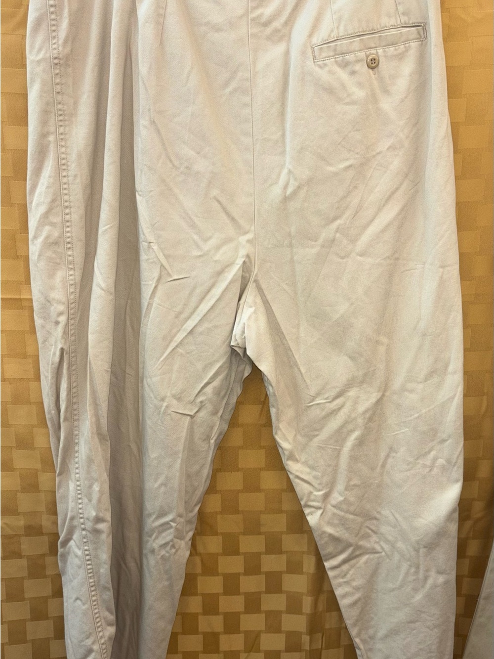 Women's Cream Tailored Trousers